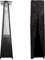Happy Garden Parasol Chauffant au gaz Stockholm 13kW en Acier Noir + Housse de Protection