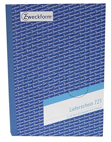 Unbekannt Zweckform Lieferscheinbuch 2x50 Blatt, D 726