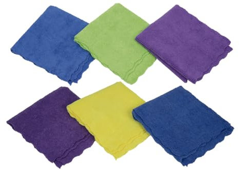 Panno in microfibra | Confezione da 16 Confezioni | Misure 30 x 30 cm | 3 Colori | Lavabile in lavatrice a 60° | Panno multiuso