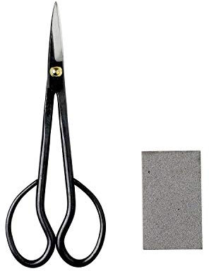 Wazakura Kit d'entretien pour Bonsaï et Jardinage, Outils Japonais Fabriqué au Japon, Coffret Cadeau Ciseaux Satsuki 180mm avec Effaceur de Rouille et Sève