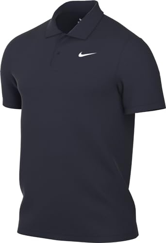Nike Df Solid Tennis-Shirt Obsidian/White M