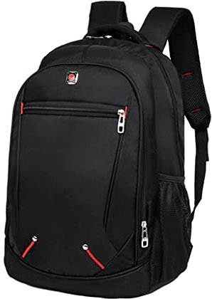 Harilla Travel Laptop Backpack Large Heavy Duty Computer Backpack Daypack Business Backpack for Men/Women-Black