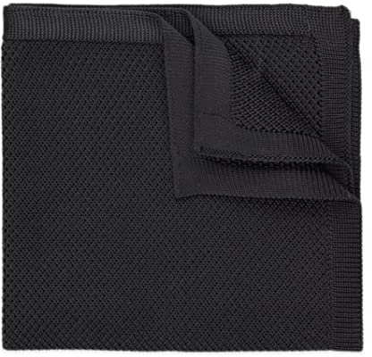 THE GENTS LAB Men's Knitted Pocket Square Made From 100% Soft Polyester | Over 20+ Colours