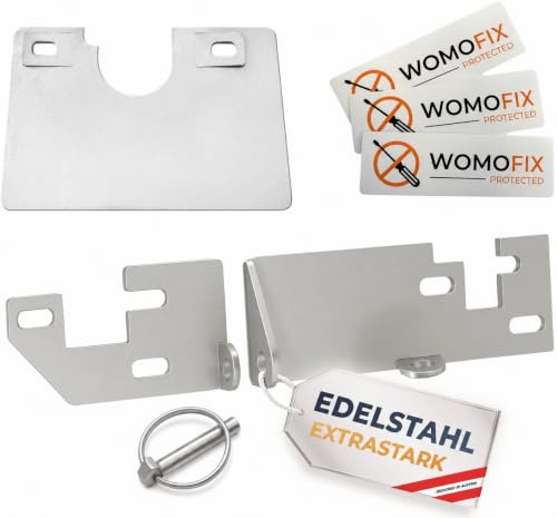 JANSTAHL Serratura per portiera posteriore e protezione antifurto Prick Stop per Fiat Ducato, Peugeot Boxer, Citroen Jumper H1, H2, H3, accessori per camper (con piolo pieghevole) (Prickstop portiera