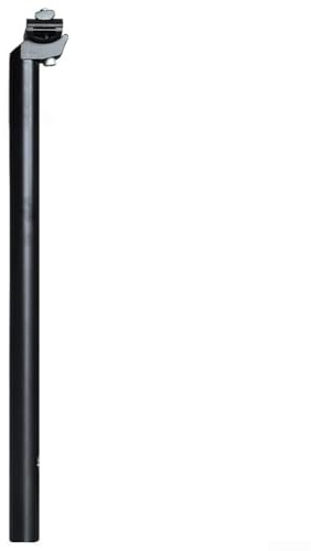 Tija de sillín ligera de aleación de aluminio para bicicleta y carretera, 450 mm de longitud para ajuste para 27,2 mm, 28,6 mm, 30,4 mm, 31,6 mm de diámetro, repuesto de componente de ciclismo negro