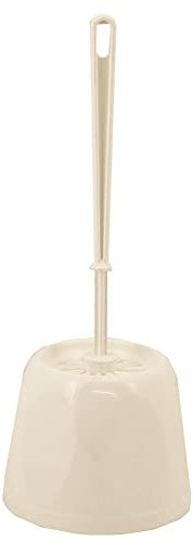 Elliott Round Toilet Brush Set In White Colour