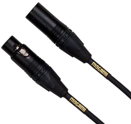 Mogami Gold XLR Stage Microphone Cable – 30 Ft | Ultra-Durable, Road-Ready, High-Fidelity Audio for Stage, Broadcast & Studio Use