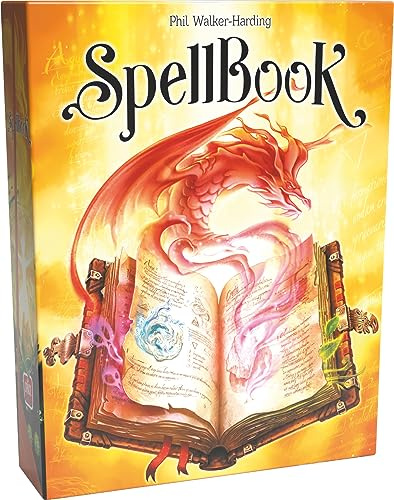 Asmodee Space Cowboys SpellBook - Giochi da tavolo - Giochi di strategia - Giochi per adulti e bambini dai 12 anni in su - 1-4 giocatori - Versione francese