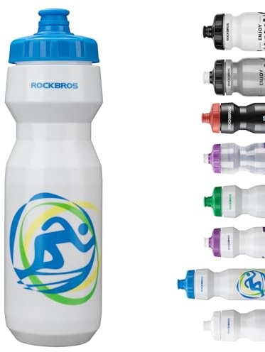 ROCKBROS Bike Water Bottle 20oz-25oz Squeeze Cycling Water Bottle BPA Free