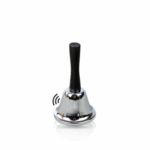 Butler Bell Handle Call Bell Reception Christmas Bells Santa Metal Loud Service Hotel Dinner Counter Handheld School Warehouses Wedding Event Attention Xmas Accessory