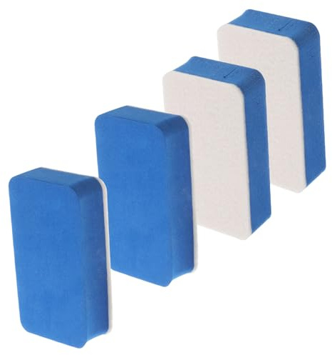 ASAKKURA 4pièces De Polissage Pour Voiture Éponges De Nettoyage Pour Film Huile Applicateurs Mousse Réutilisables Pour Detailing Automobile