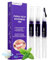 Zahnaufhellung Whitening Pen, Purple Teeth Bleaching Stift, Zähne Aufhellen Efficiently Schnelles Removes Tough Stains, Zahnweiss Set (3 Stück)