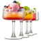 Martini Glasses, Crystal Coupe Glasses 8Oz Cocktail Glasses Set of 4, Large and Fancy Cocktail Glasses, Hand-Blown Champagne Coupe for Espresso Martini, Manhattan as Bar Glassware or Home Bar