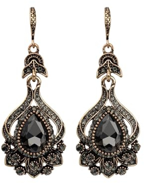 Vauki Boucles d'oreilles pour femmes, bijoux tendance statement, cadeau pour femmes filles petite amie maman, Acier inoxydable