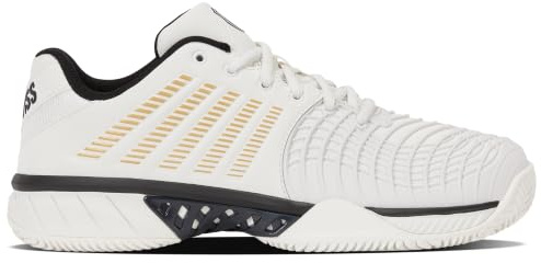K-Swiss Men's Express Light 3 Tennis Shoes for Clay Courts, White, Size 11