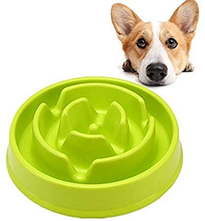 Milopon Anti Escudilla para perros de LF-Tech interactivo comida para perros gatos largo Same Forro Anti verschluck y anti blähung aleatorio de colores