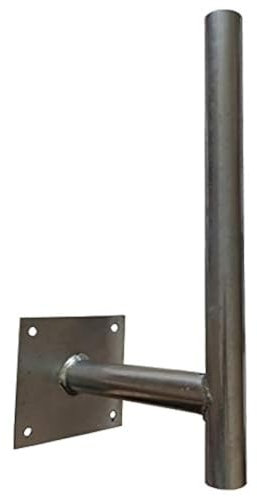 Support Mural Hauteur 45 cm déport 25cm diamètre 38mm pour antennes 4G LTE 5G, Parabole Satellite, râteau TV TNT