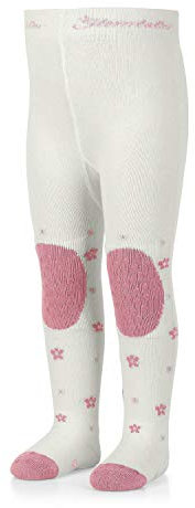 Sterntaler Baby - Mädchen Krabbelstrumpfhose Mabel Tights, Ecru, 80