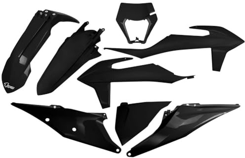 UFO PLAST KIT NEGRO Ktm EXC-F 500 2020-2023