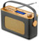 UEME Retro DAB/DAB+ FM Wireless Portable Radio with USB Rechargeable Battery and Bluetooth (Charcoal Grey)