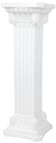 Cabilock Hochzeitsdekorationen Römische Säulen Deko Standsäule Garten Dekosäule Vintage Blumensäule Griechische Skulpturen Dekosäule für Hochzeit Geburtstag Taufe Büro Tischdeko Dekoration