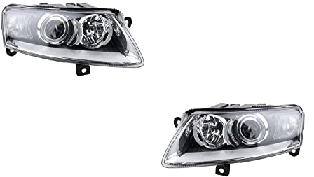 Johns, Juego de faros delanteros para faros A6 4F, juego BI-xenón D2S izquierdo y derecho a partir de 2004 hasta 2008