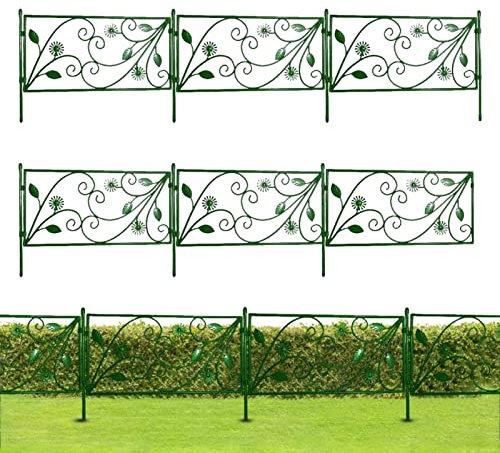 cypreason Recinzione da Giardino Decorativa | Recinto per Giardino | Recinzione Solida, Bordo del Pannello, recinzioni Decorative, barriera per Animali per aiuole per recinti all'aperto