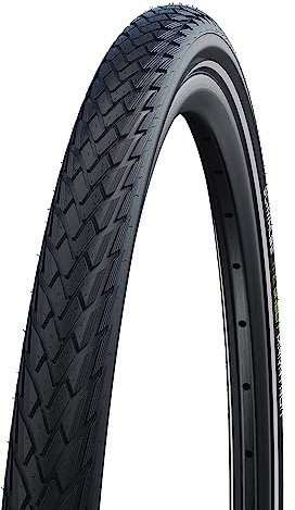 Schwalbe Grüner Marathon Reifen, Schwarz/reflektierend, 23-622 (28x0.90 | 700x23C)