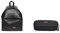 EASTPAK PADDED PAK'R Backpack, 24 L - Glossy Black (Black) OVAL SINGLE Pencil Case, 5 x 22 x 9 cm - Black (Black)