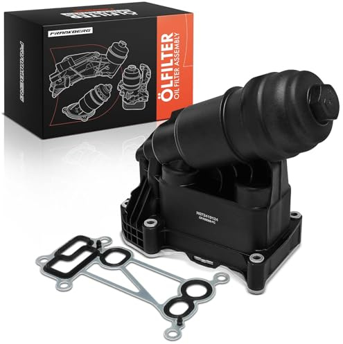Frankberg Ölkühler Motoröl Ölfiltergehäuse Diesel Kompatibel mit 1er F20 F21 3er E90 F30 F80 2 Coupe F22 F87 5er F10 X1 E84 Replace# 11427800066