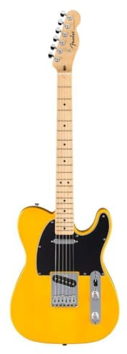 Fender Standard Telecaster, Maple Fingerboard, Black Pickguard, Butterscotch Blonde