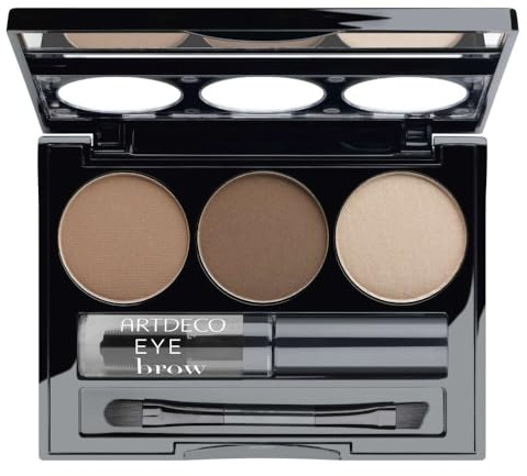 ARTDECO Eye Brow Kit – Praktische Augenbrauen-Palette für definierte, gestylte Brauen mit Spiegel – 1 Stück