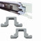 Sintrix Fab 2 x fermate per la guida del cestino/arresto di fine binario posteriore compatibile con lavastoviglie Miele 2154400. Fermaporta clip per cassetto portaposate adatto per Imperial, Privileg