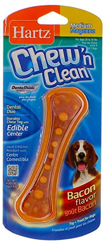 Hartz 05415 Chew 'N Clean Dental Duo Dog Chew & Toy