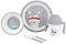 Juego de Vajilla Bebe Interbaby | Set Vajilla Infantil 5 Piezas Plato Llano, Bo, Cuchara, Tenedor y Vaso Antigoteo Aprendizaje | Apta para Microondas y Lavavajillas, Mayores de 6 Meses