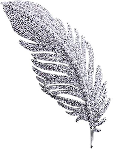Plume Rétro Broche de Chemise pour Décorer vos Vêtements et Accessoires - Cadeau pour Anniversaires, Fête des Mères, Saint-Valentin et Noël pour Maman, Famille, Amis et Collègues