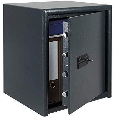 Burg Wächter Kurzwaffentresor Kurzwaffenschrank Möbeltresor Magno M 540, Klasse 0/N EN 1143-1, H560xB495xT445 mm, 80kg, Doppelbartschloss mit 2 Schlüsseln