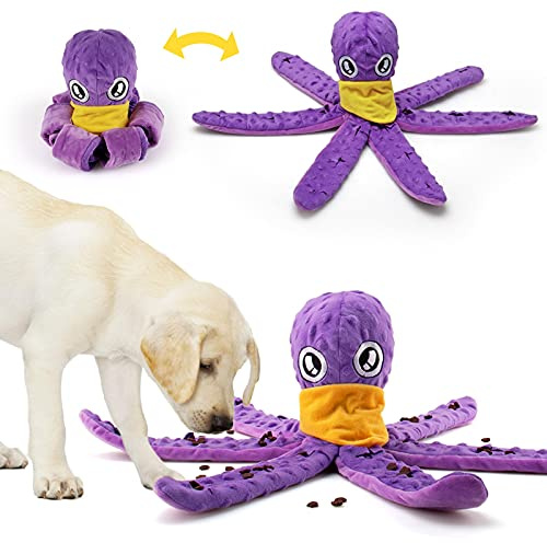 TOTARK Dog Snuffle Toy - Interactive Puzzle Games & Slow Feeder for Boredom Relief - Treat Dispensing Toys & Snuffle Mat for Large, Medium & Small Dogs