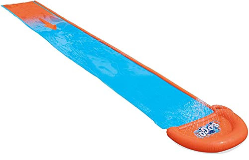 Acan Tradineur - Pista Deslizante Hinchable Individual con rociadores de Agua, tobogán resbaladizo de PVC para Carreras, jardín, Aire Libre, 488 cm