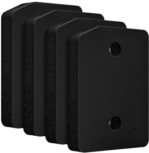 4 Pcs Filter für Miele T1 Serie Trockner 9164761, Ersatzteil für Miele T1 Wäschetrockner,Fein/Grob 207 x 157 x 30mm Wäschetrockner Sockelfilter Schwammfilter Filtermatte