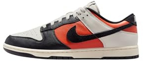 Nike Herren Dunk Low Retro Sneaker, Phantom Black Vintage Coral Pale Ivory, 42 EU