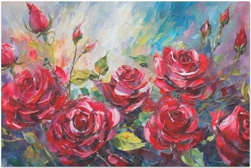 The Shabby Hummingbird Radiant Roses Extra Large Decoupage Paper 20 x 30 (For use on furniture, large projects)