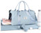 HYC00 Sport Duffel Bag Damen Handgepäck Sporttasche für Damen Herren mit Nassfach & Schuhfach, Reisetasche Damen Weekender Gym Travel Duffel Bags Schwimmtasche Yoga Bag Trainingstasche,Himmelblau