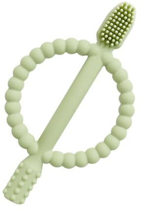 CATZUM Massaggia Gengive per Neonati, 1 pezzo, Stimola e le Doloranti, Massaggiagengive in Silicone Dentizione Giocattolo