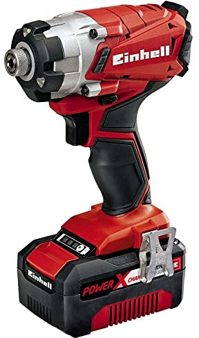 Einhell Akku Schlagschrauber TE-CI 18 Li Power-X-Change (Lithium Ionen, 18 V, 140 Nm, 3 Power LED's, Koffer, inkl. 3,0 Ah Akku und Ladegerät)