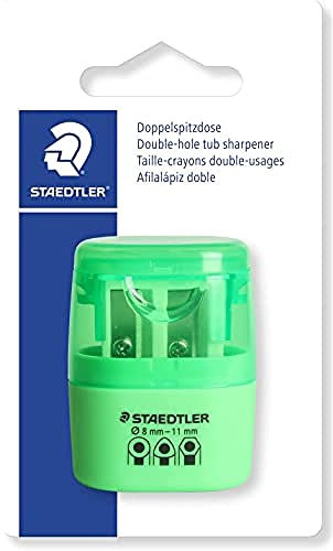 STAEDTLER 51260F50BK Doppel-Spitzdose, Neon grün