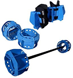 Aquastrength Ultimate Bundle (Blue) - Functional Pool Exercise Equipment | Water Weights | Link to Access Demonstration Video w/ 30 Sample Exercises & 2 Workout Programs