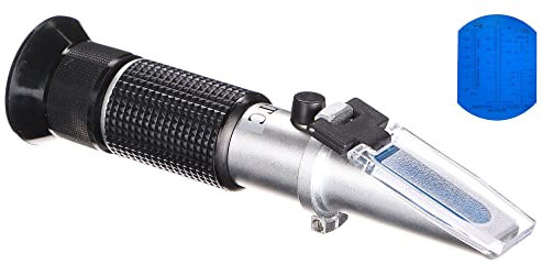 SIXTOL Hand Refraktometer, Diesel frostschutz für die Kontrolle von Kfz Flüssigkeiten und AdBlue