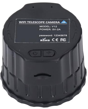 4MP Trådlöst Elektroniskt Okular, WiFi-teleskopkamera, 2K-videoinspelning, Digitalt Okular för 25 Mm Till 50 Mm Teleskop, Mikroskop, etc.