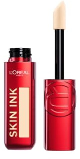 L'Oréal Paris Fondotinta Correttore 2 in 1, Copertura Semplice e Uniforme Fino a 48h, Finish Matte, Semipermanente, Texture Leggera, Infallible Skin Ink, Tonalità: Light Neutral 20, 15 ml